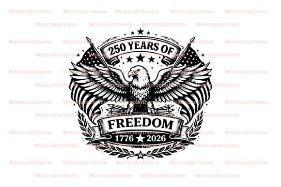 Download 250th Anniversary USA Flag Eagle SVG - Anniversary Collection