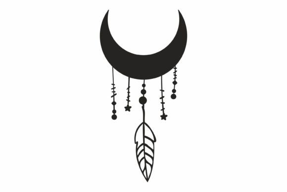 Download Boho Moon SVG, Moon SVG, Bohemian Moon - Boho moon Collection
