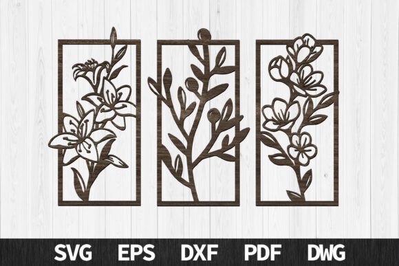 Download Elegant Floral Wall Art Panels - Elegant floral wall art Collection