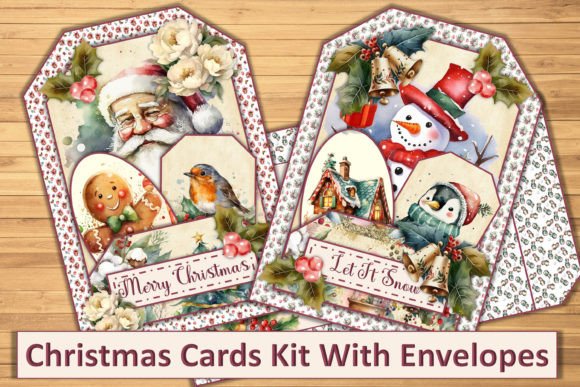 Download Christmas Card Making Kit with Envelope - Card making Collection