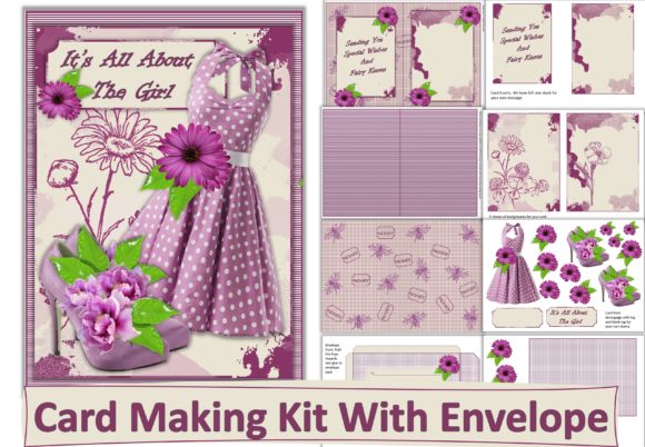 Download Card Making Craft Kit. Female Card - Card making Collection