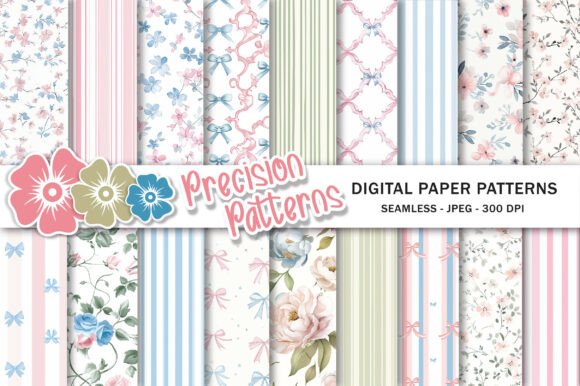 Download Grandmillenial Digital Paper Pack - Paper Collection