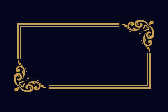 Download Vintage Pattern Border Floral Decoration - Floral decoration Collection
