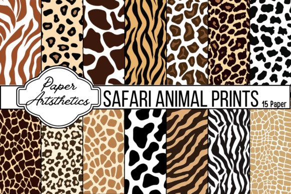 Download Safari Animal Print Digital Paper - Premium Resources