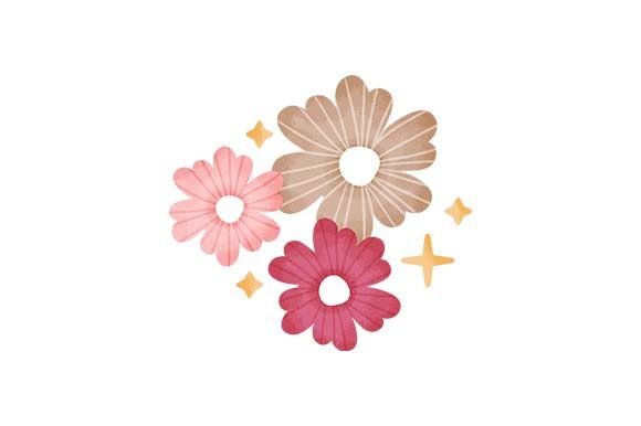 Download Cute Floral Decoration - Watercolor - Floral decoration Collection