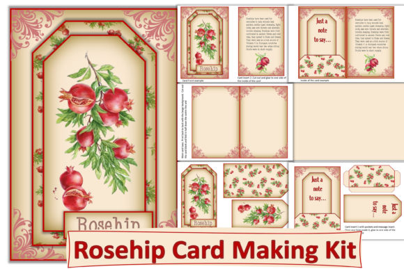 Download Shabby Chic Card Making Kit Rosehips - Card making Collection