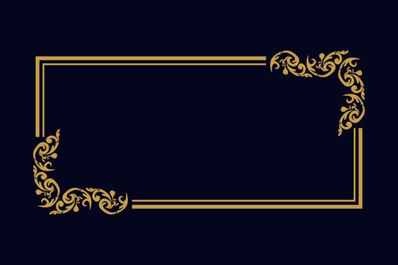 Download Vintage Pattern Border Floral Decoration - Floral decoration Collection