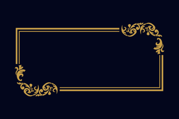 Download Vintage Pattern Border Floral Decoration - Floral decoration Collection
